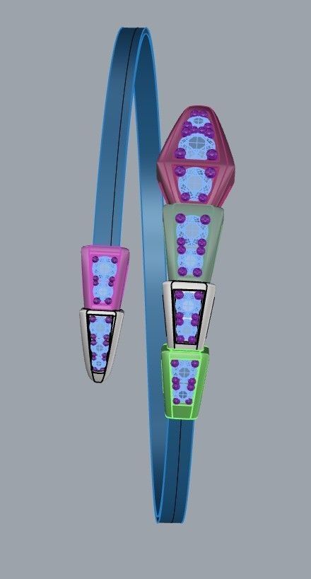 Bvlgari Bracelet 3D print model_4