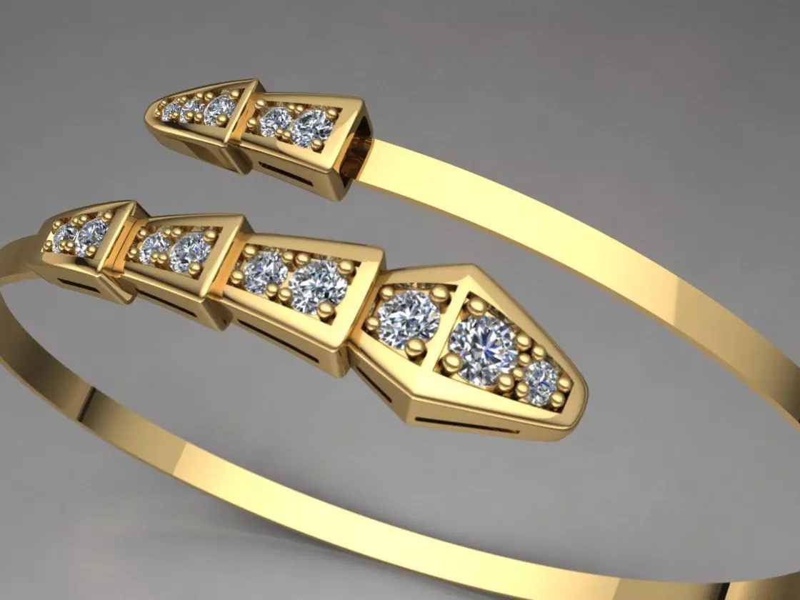 Bvlgari Bracelet 3D print model_0