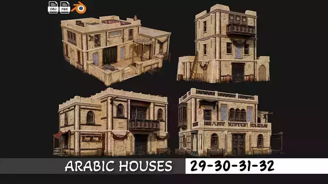 29-32 - Arabic Houses 4K