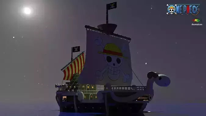 Going Merry One Piece Complete With Rooms