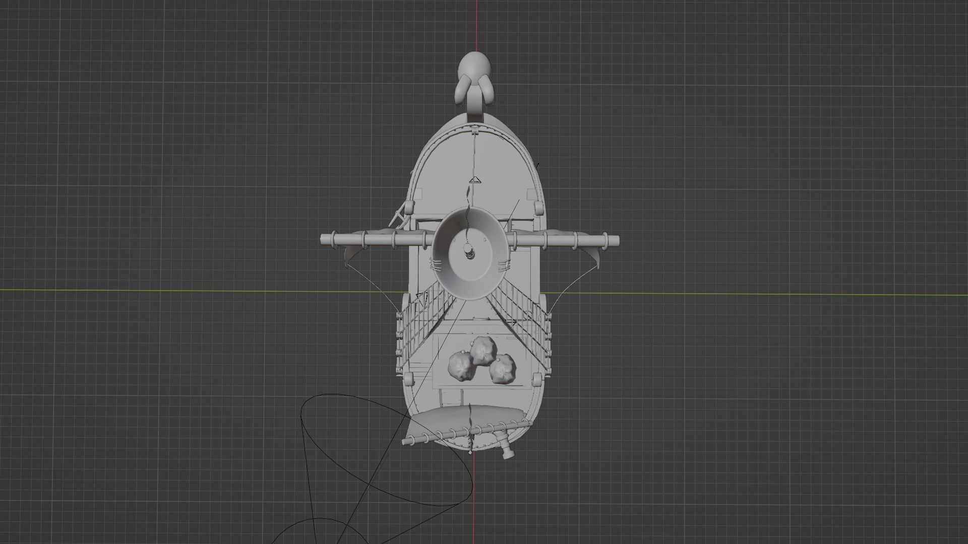 Going Merry One Piece Complete With Rooms 3D model_21