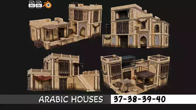 37-40 - Arabic Houses 4K