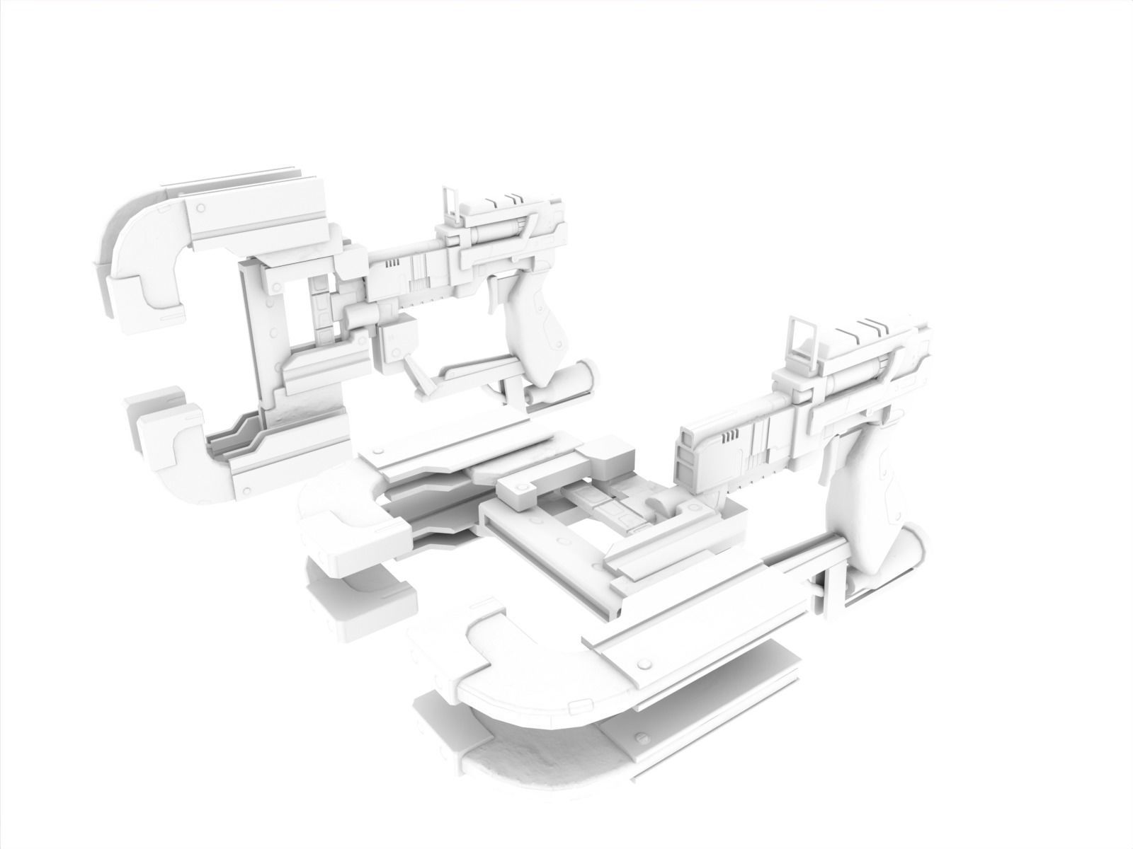Plasma cutter - Dead Space model Low-poly 3D model_13