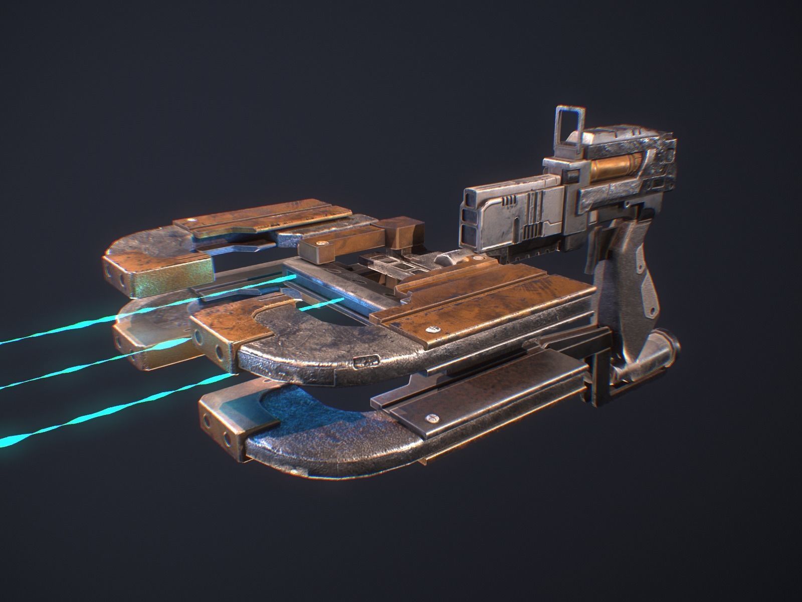 Plasma cutter - Dead Space model Low-poly 3D model_3