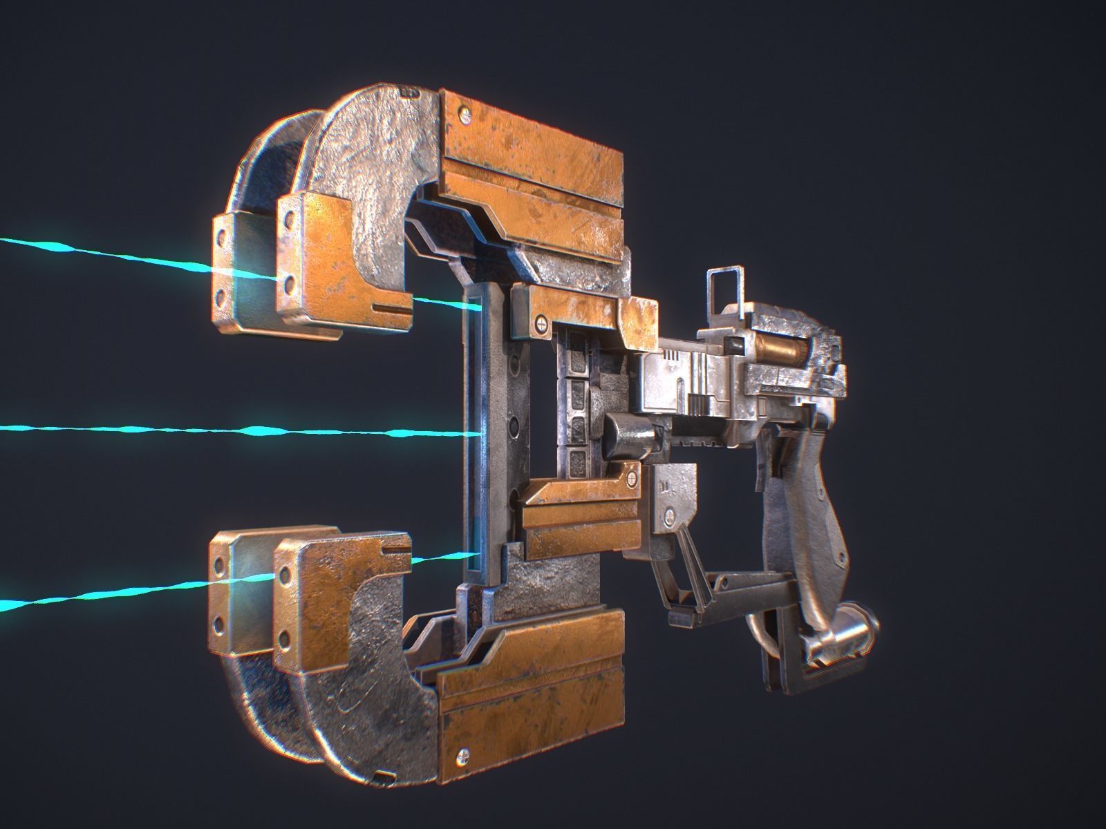 Plasma cutter - Dead Space model Low-poly 3D model_2