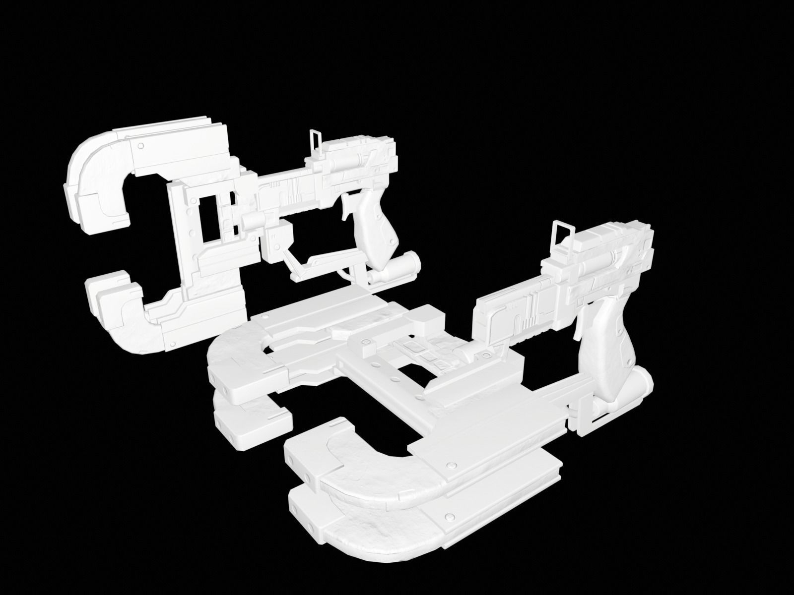 Plasma cutter - Dead Space model Low-poly 3D model_12
