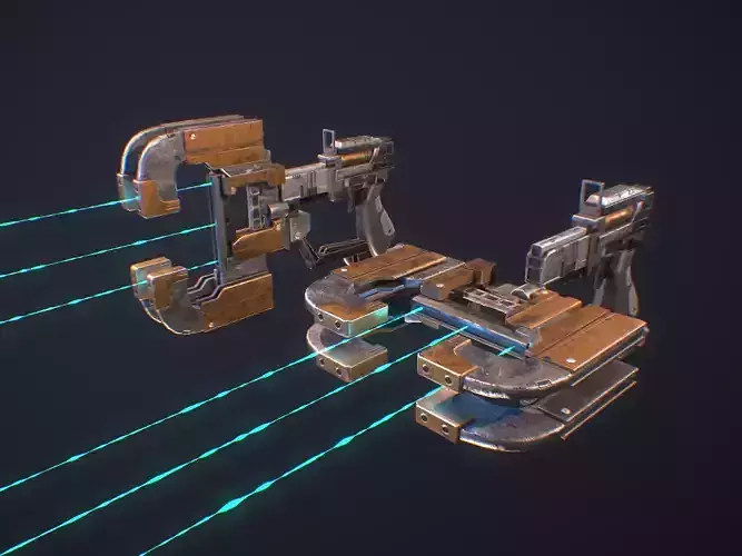 Plasma cutter - Dead Space model Low-poly 3D model