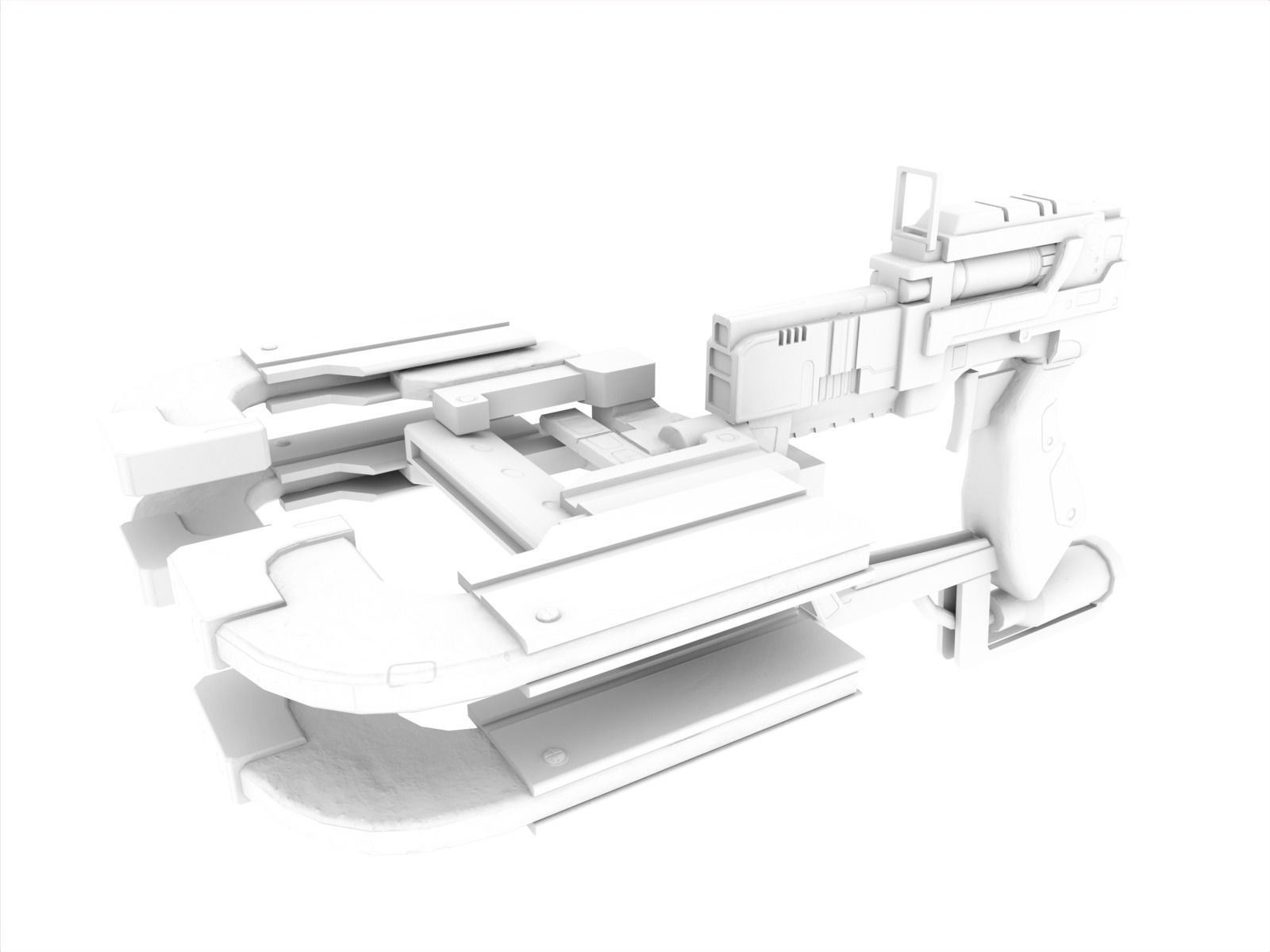 Plasma cutter - Dead Space model Low-poly 3D model_19