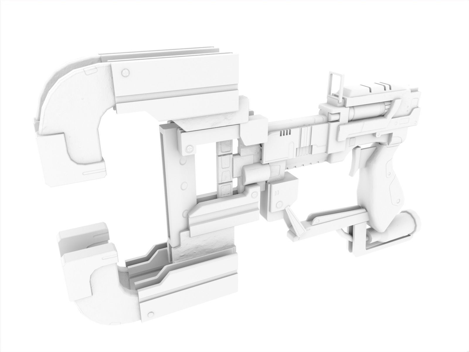 Plasma cutter - Dead Space model Low-poly 3D model_16