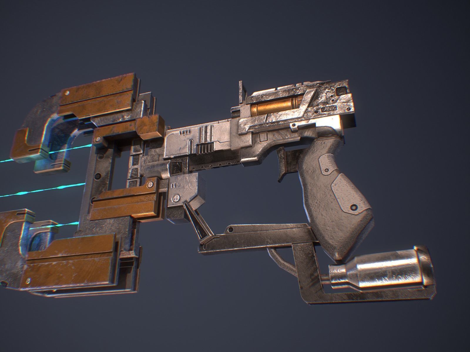 Plasma cutter - Dead Space model Low-poly 3D model_5