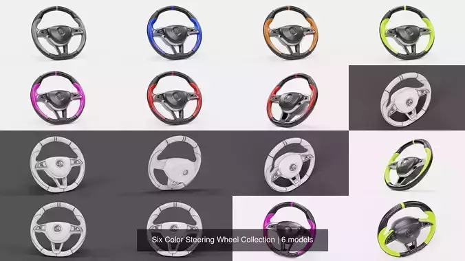 Six Color Steering Wheel Collection