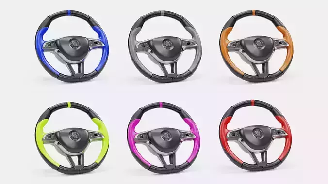 Six Color Steering Wheel Collection