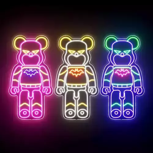 Kaws Batman Neon Sign
