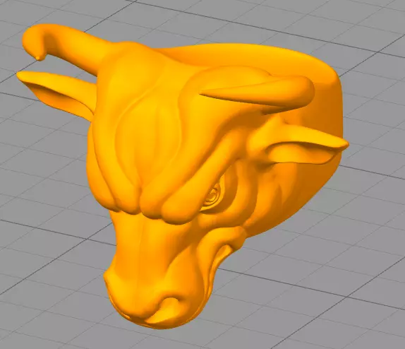 Anillo Torito 3D print model_0