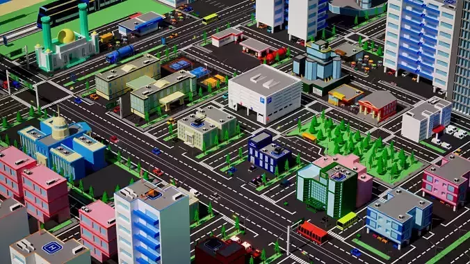 Low Poly City
