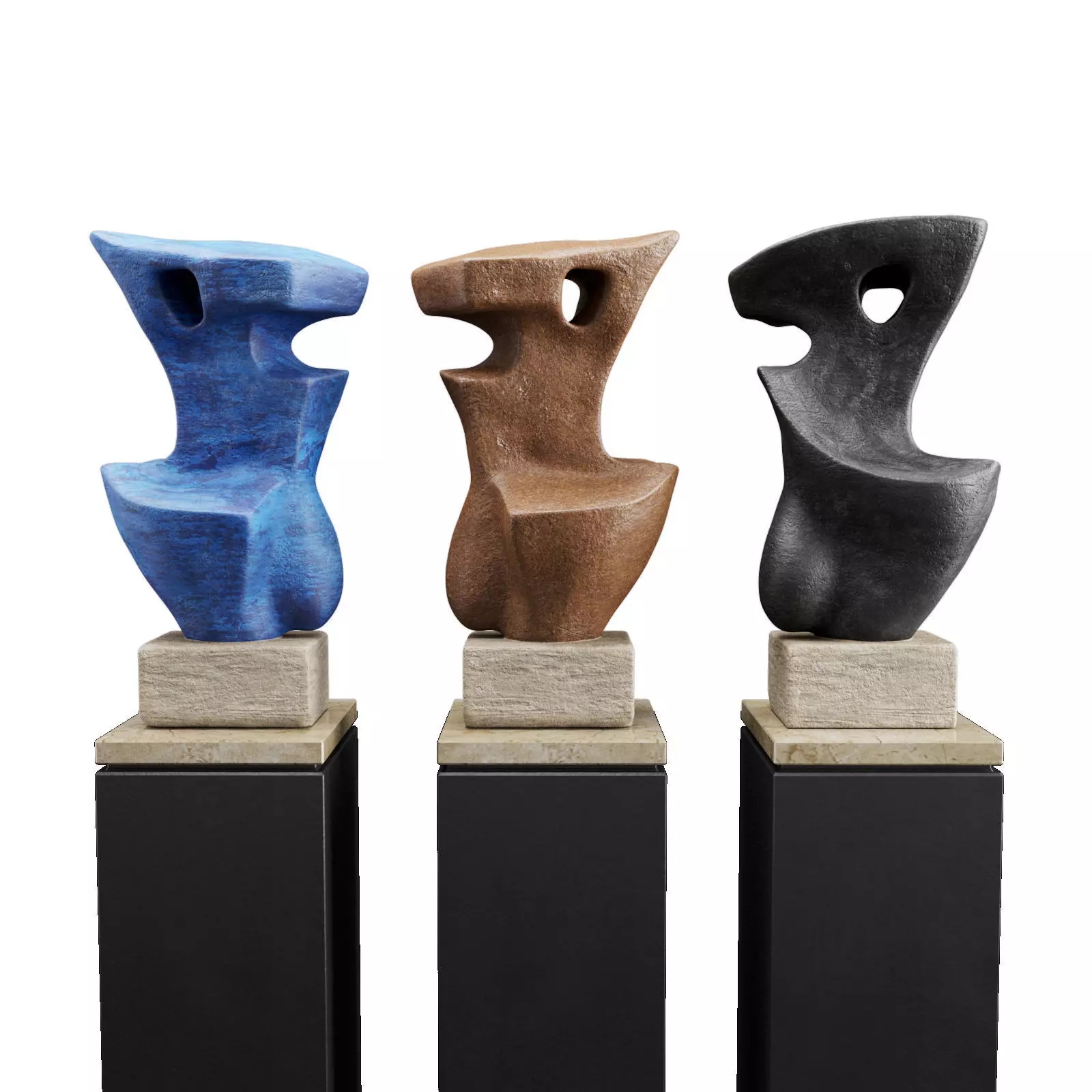 Bluetooth figure sculpture 3D model_0