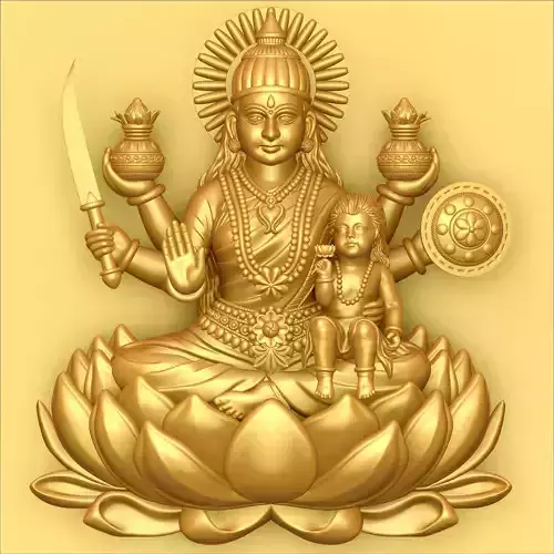 Santana Lakshmi 3D print model