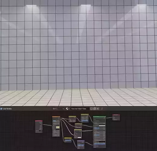 Procedural Shader Node - Kitchen Wall Tiles