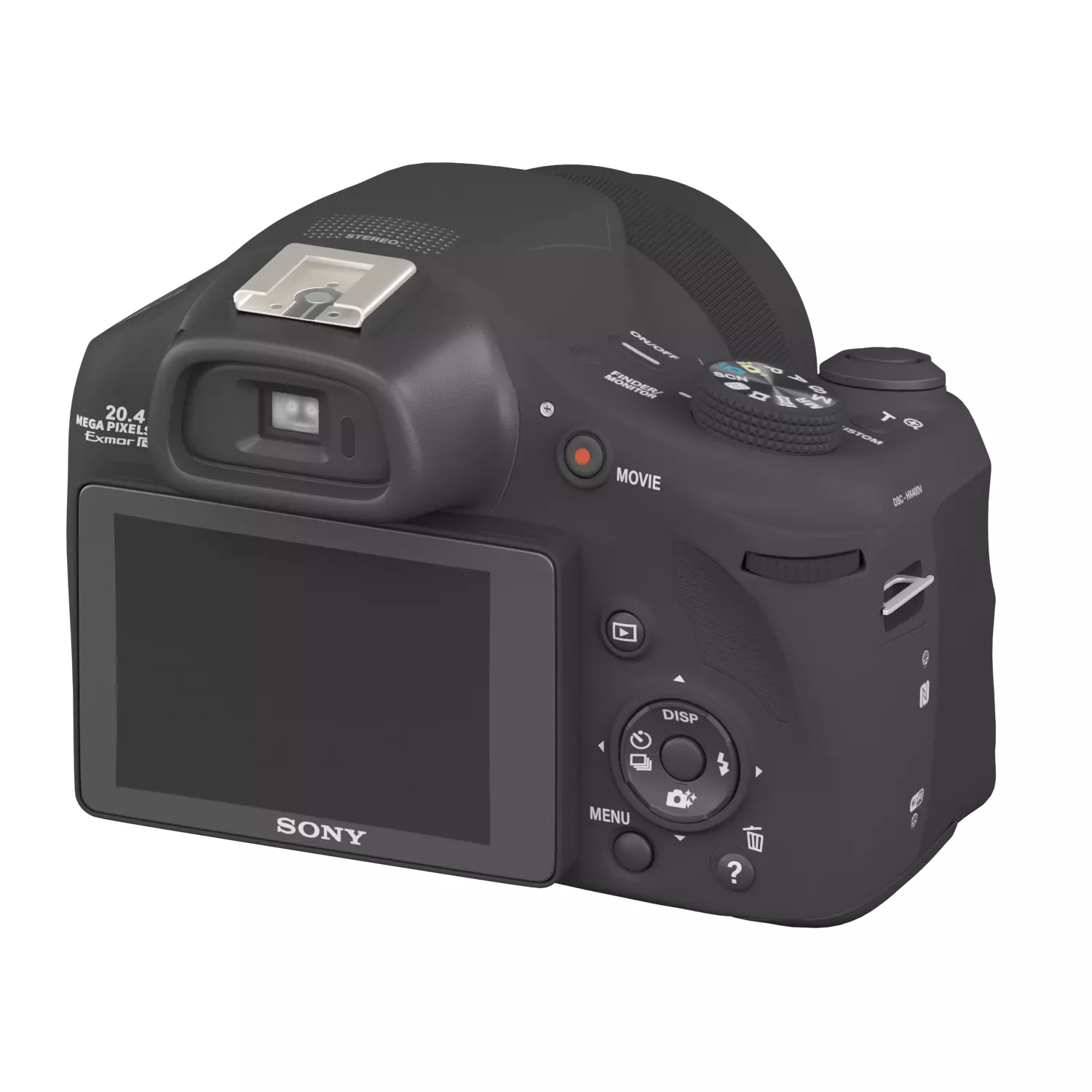 Sony Cyber-SHOT DSC-HX300  Low-poly 3D model_0