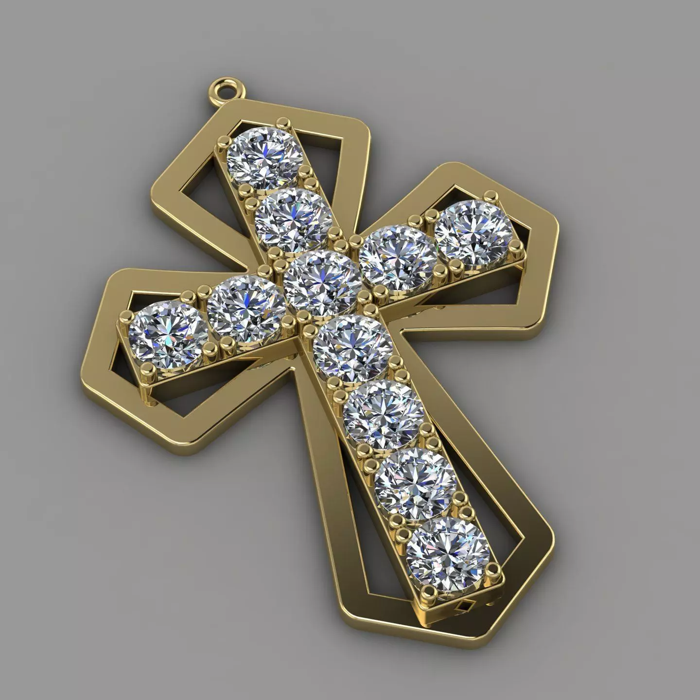 KUTSAL PIRLANTA HAC KOLYE 3DM STL OBJ FBX 3D BASKI MODELI 3D print model