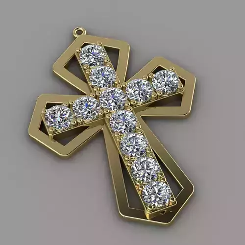 KUTSAL PIRLANTA HAC KOLYE 3DM STL OBJ FBX  3D BASKI MODELI 