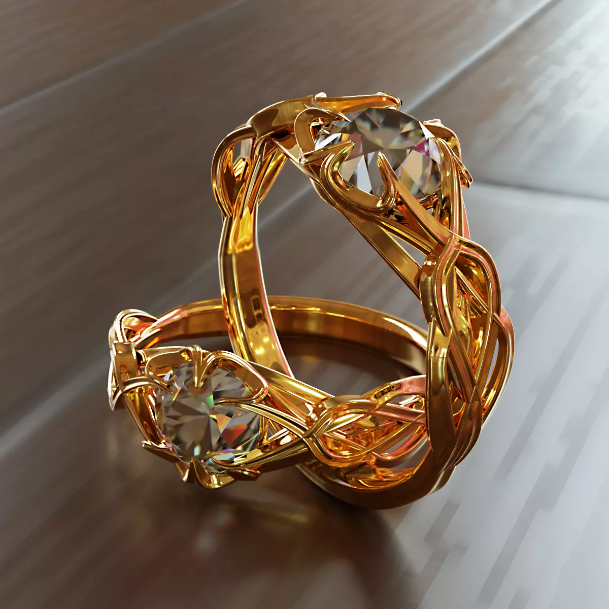 Diomond RIng  3D model_0