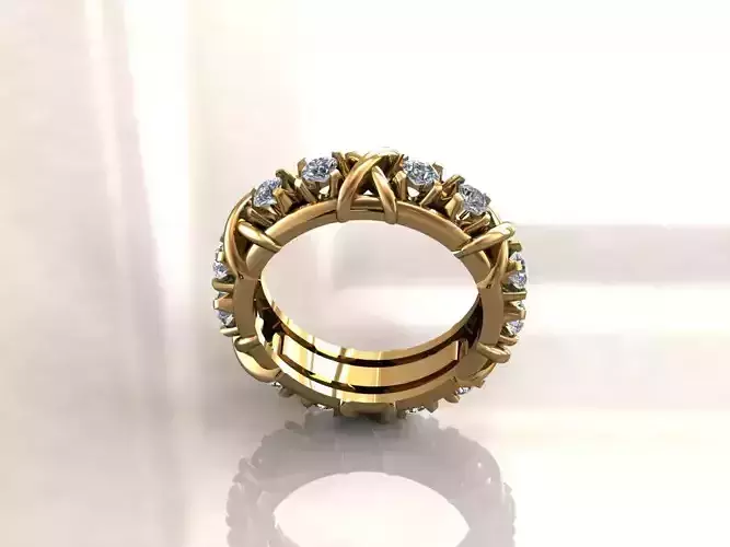 Ring Tiffany 9 Sixteen Stone Ring