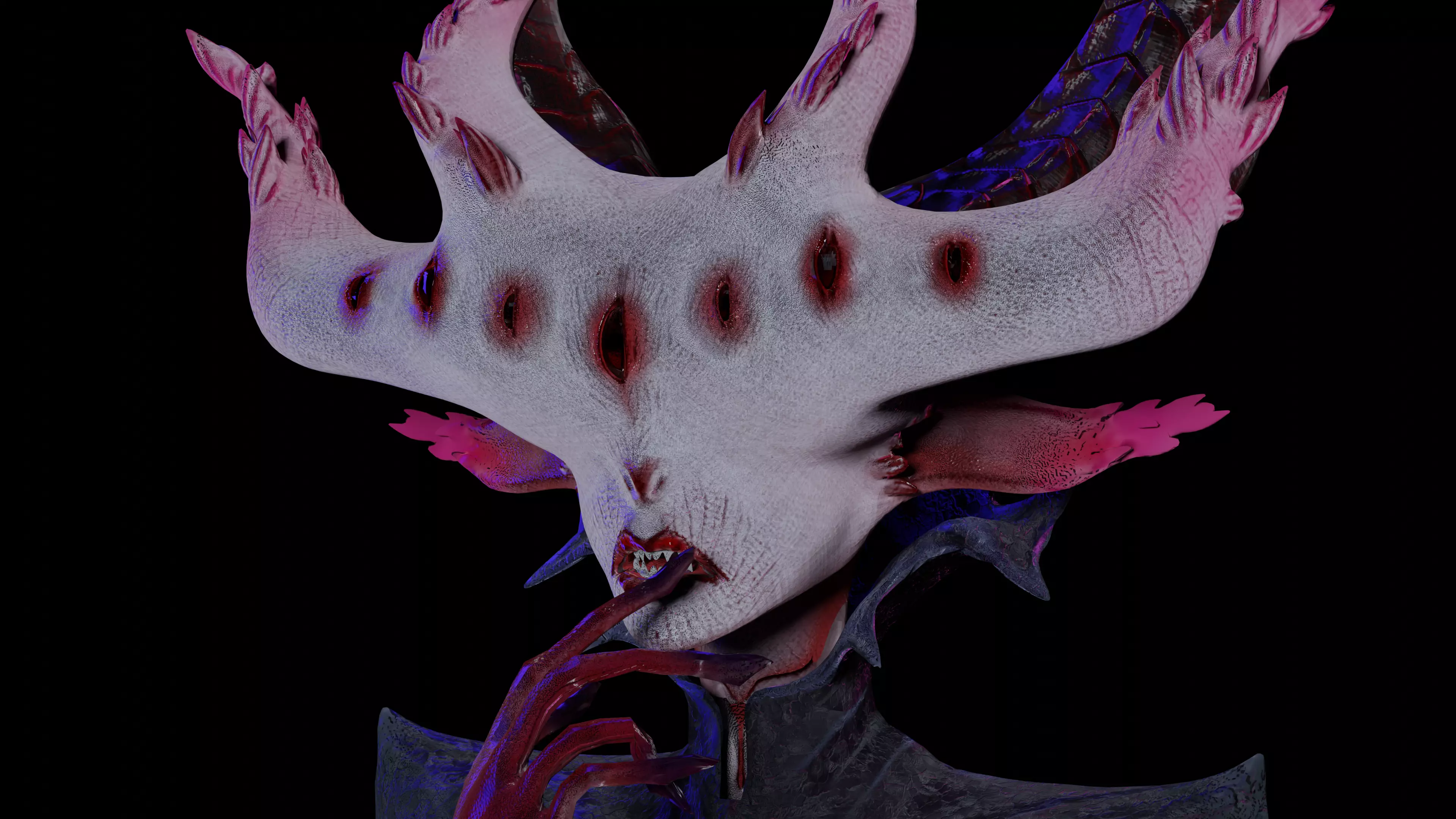 Character Demon Low-Poly Low-poly 3D model_0