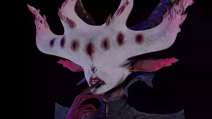 Character Demon Low-Poly