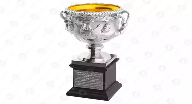 Australian Open Men Singles Trophy 3D model