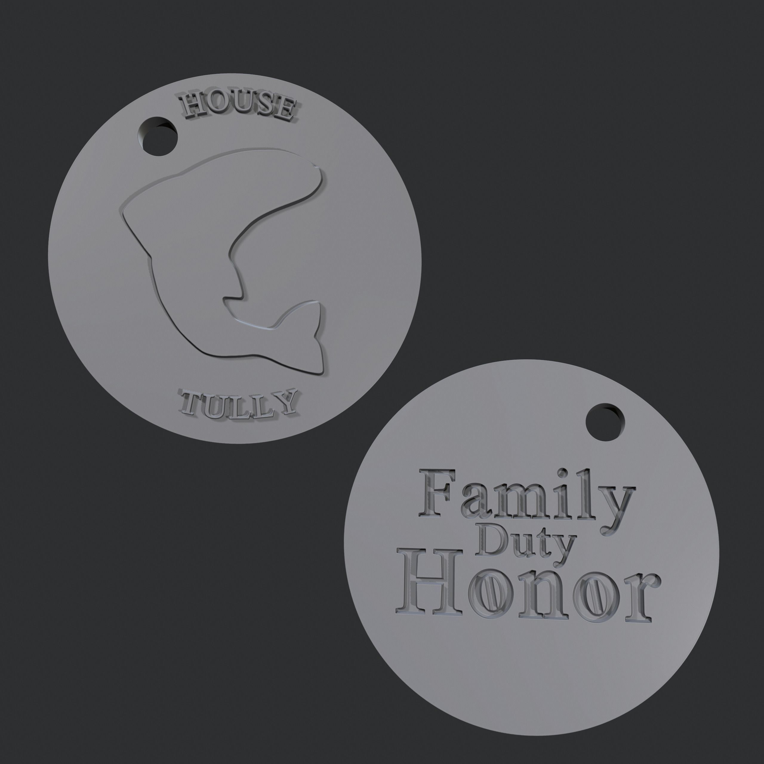 Keychains fanart Game of Thrones 3D print model_9