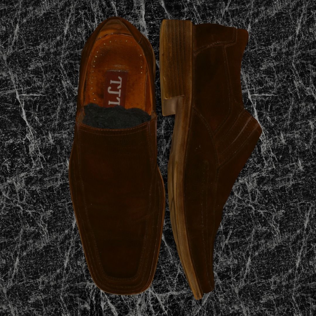 CLASSIC OXFORD 3D SHOES Low-poly 3D model_5