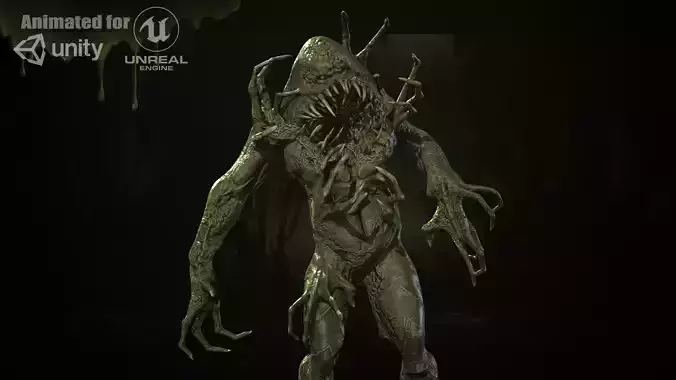 MutantZ5 Low-poly 3D model