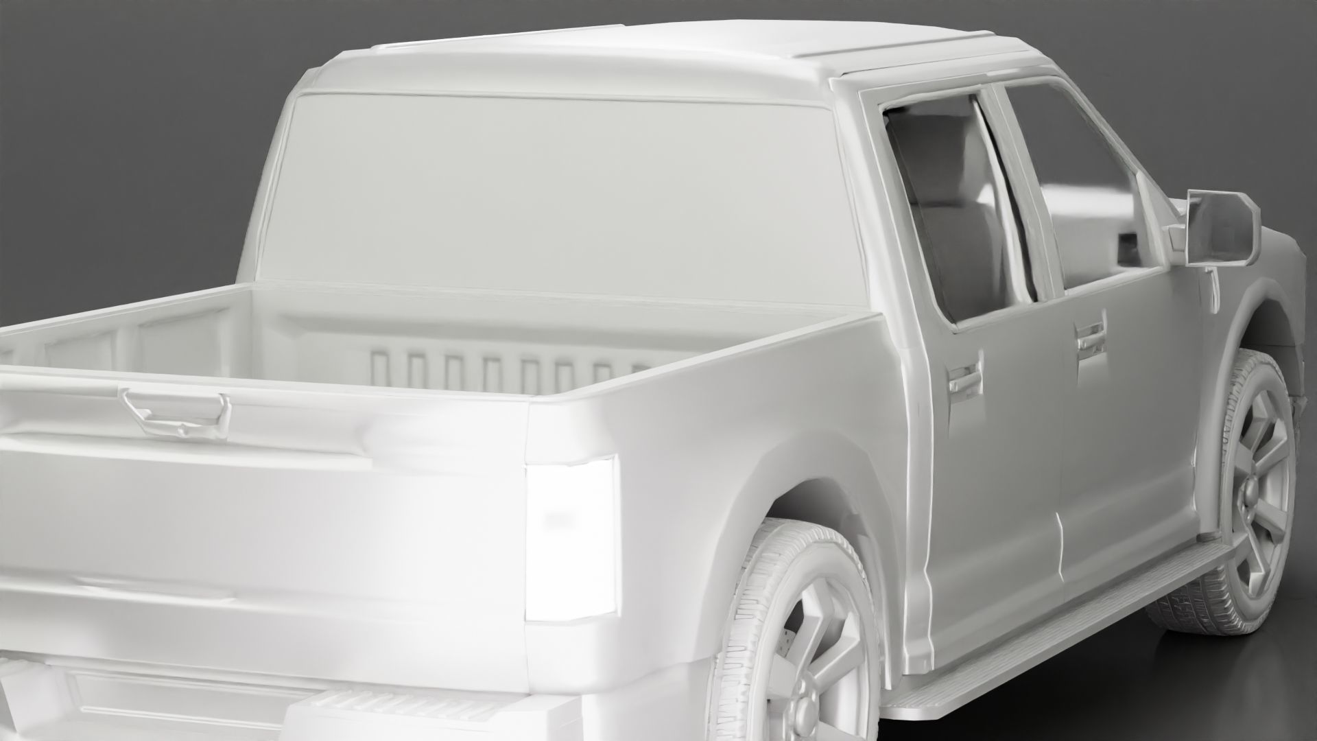 gangster in hoodie driving a car and holding gun 3D print model_22