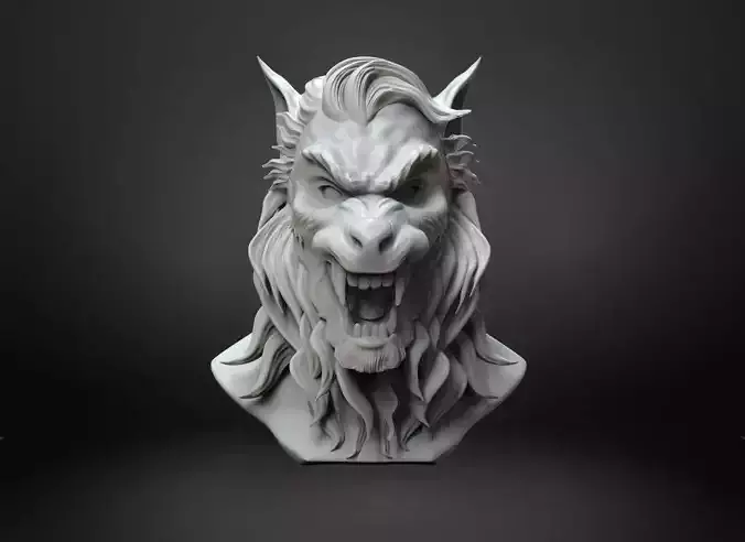 Wolfman Bust