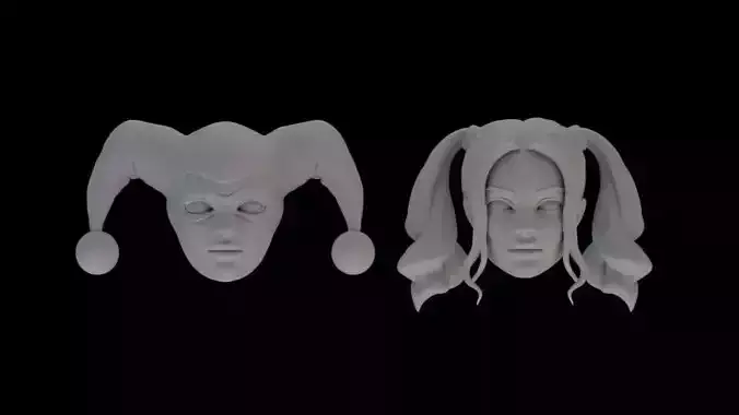 HARLEY QUINN HEAD SCULPT