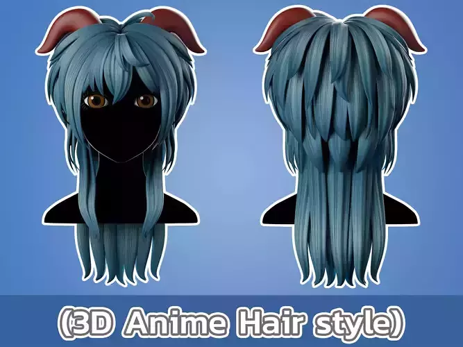 Anime hair style 15