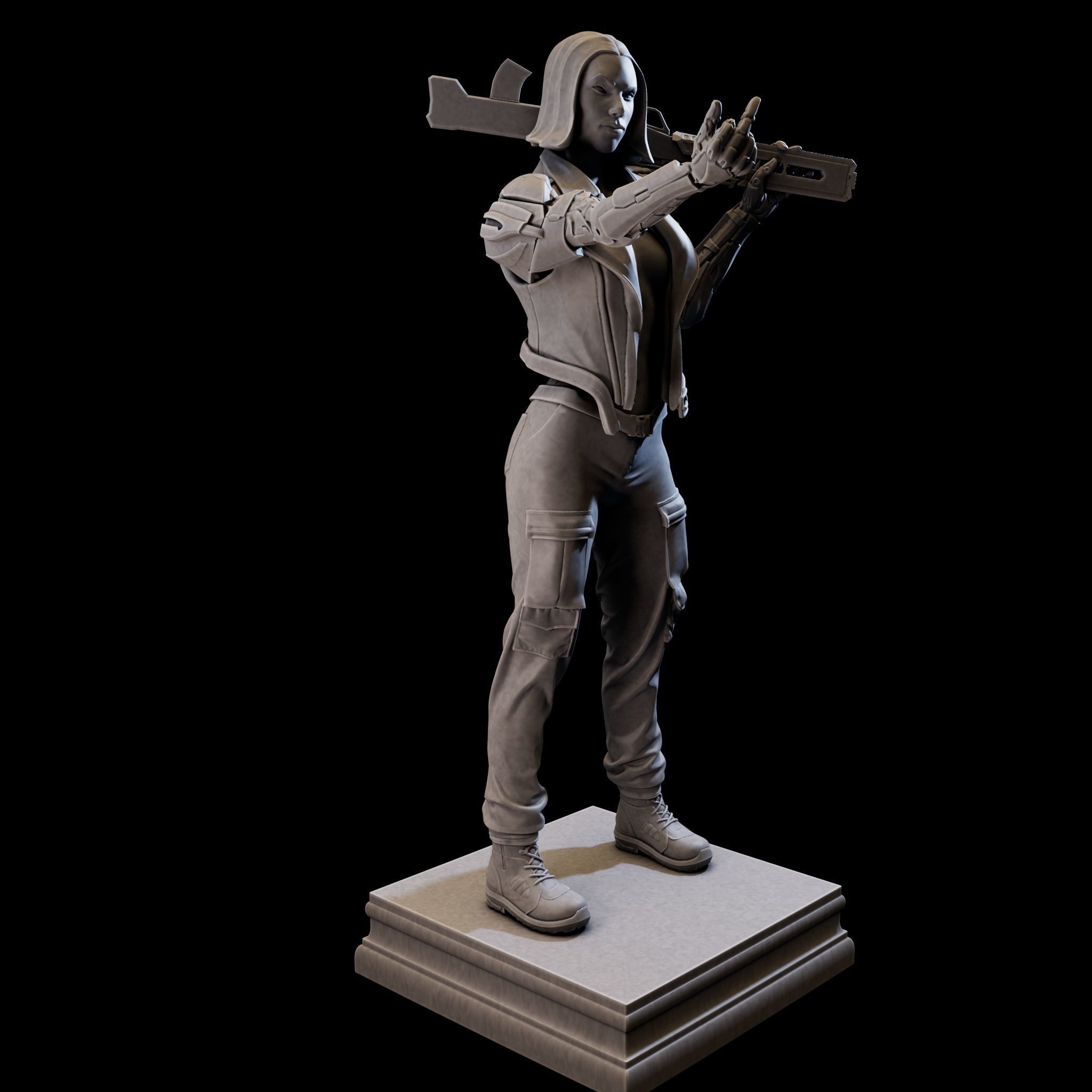 TermGirl for 3d Print 3D print model_12