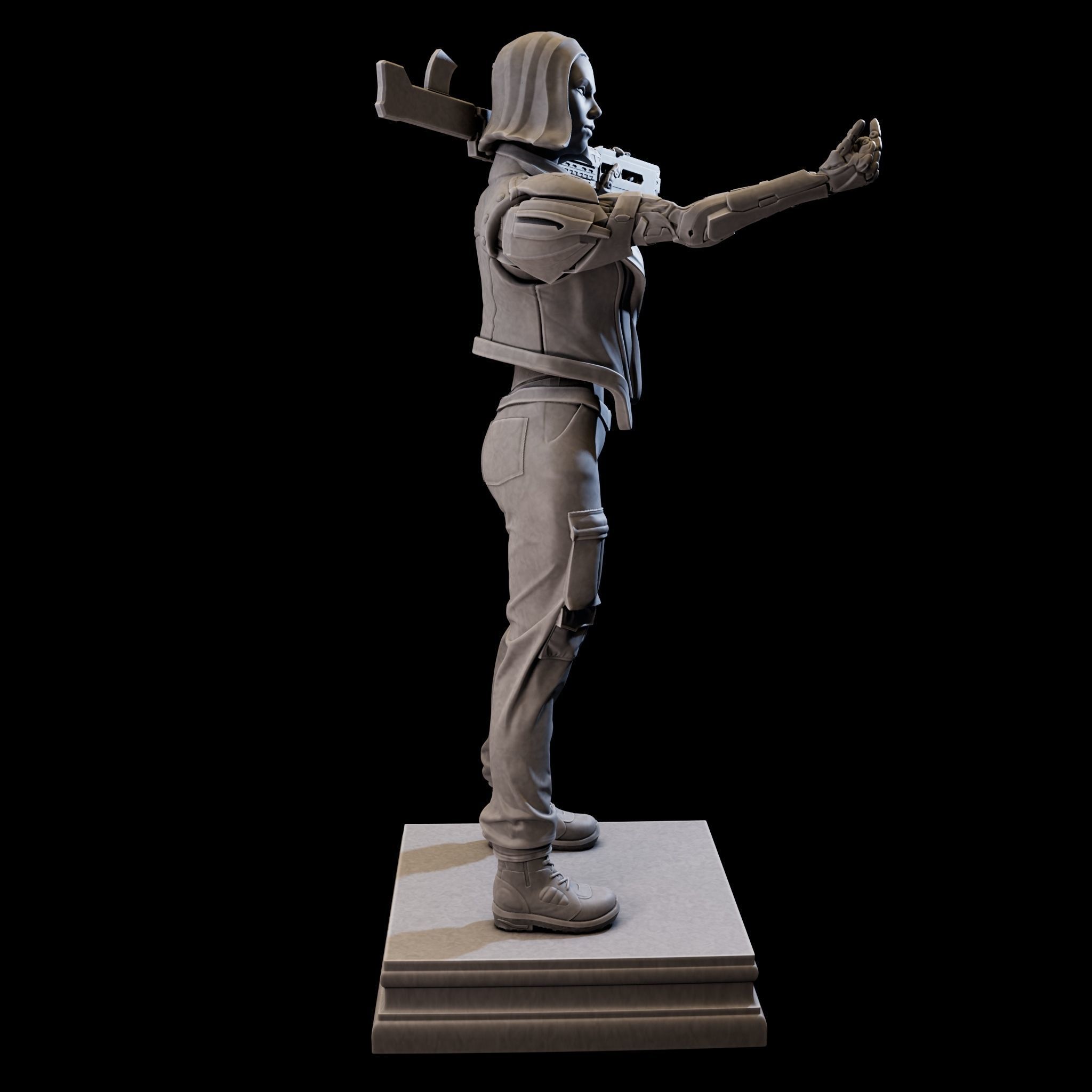 TermGirl for 3d Print 3D print model_13
