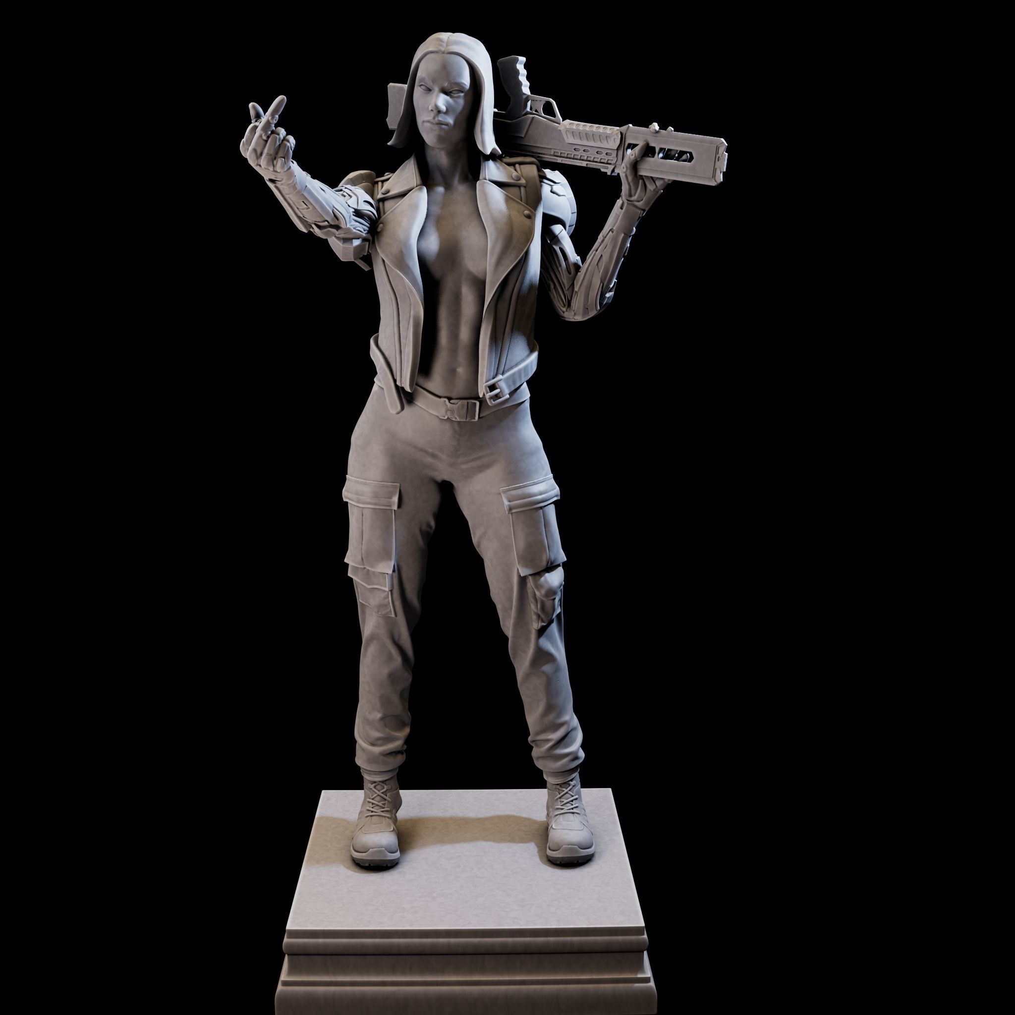 TermGirl for 3d Print 3D print model_6