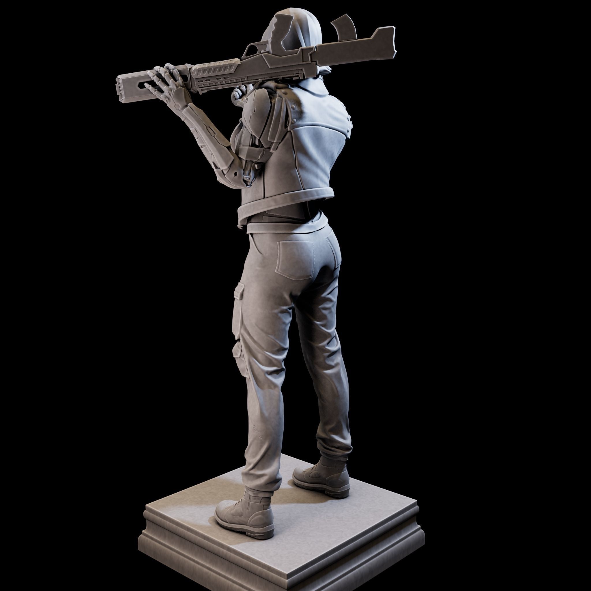 TermGirl for 3d Print 3D print model_10