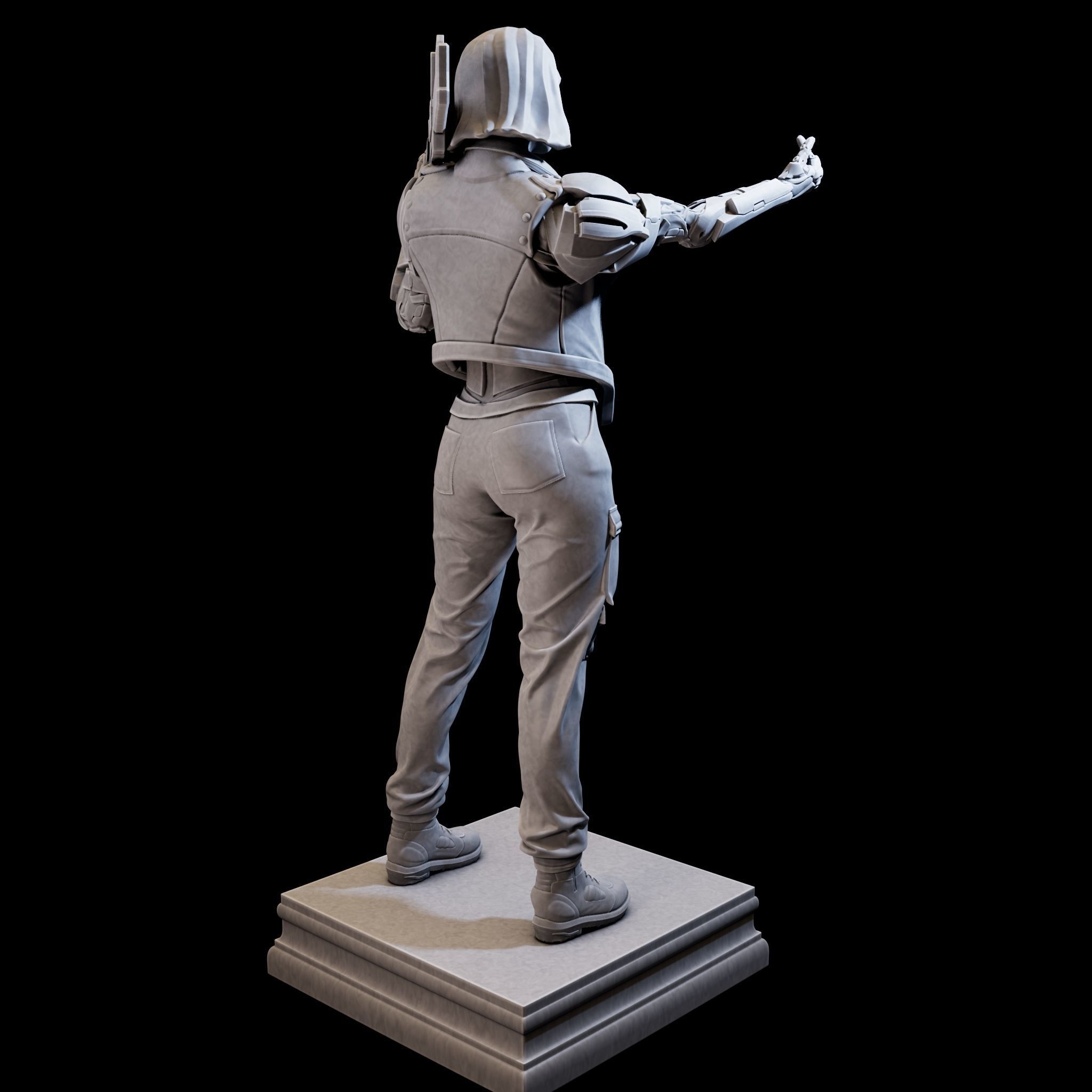 TermGirl for 3d Print 3D print model_9