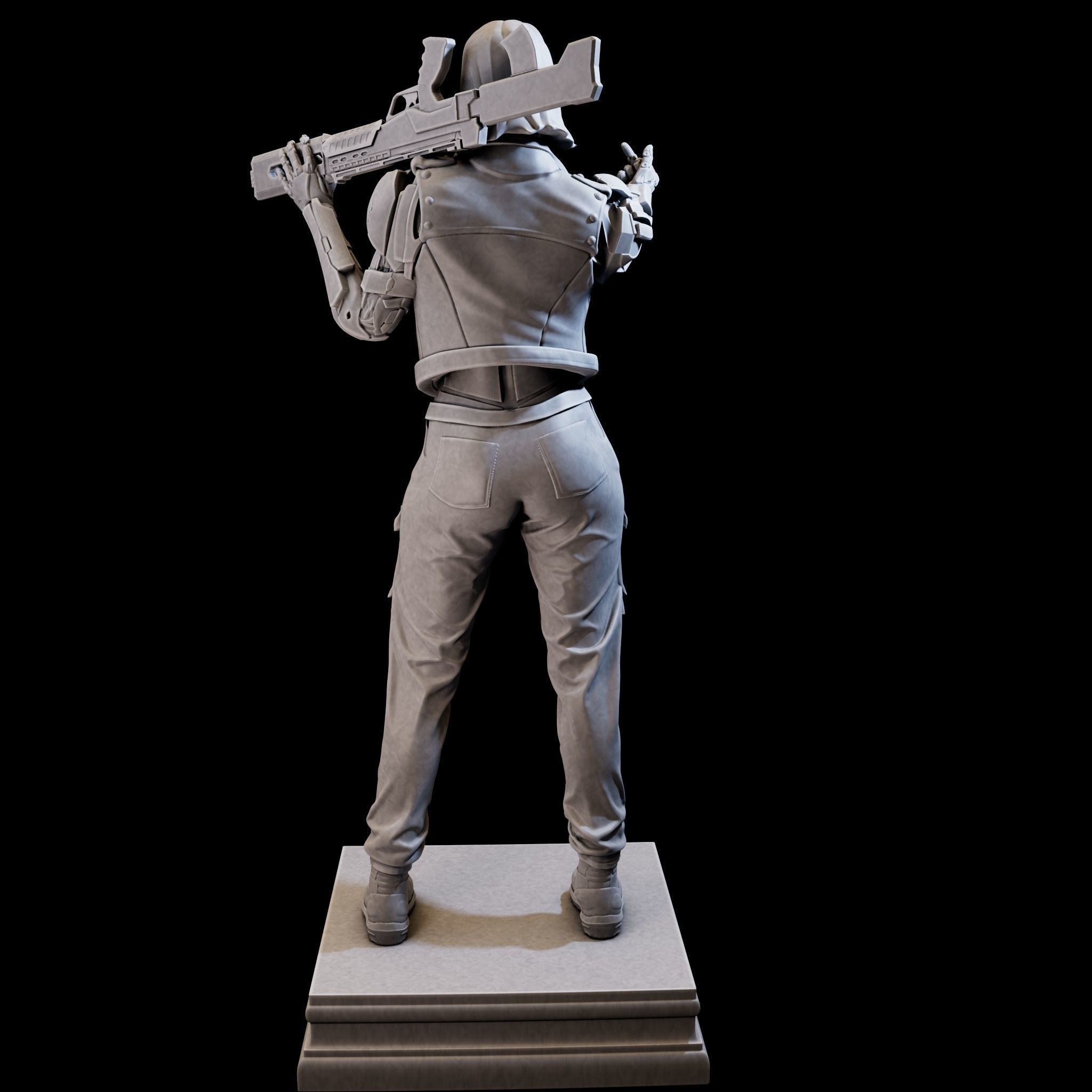 TermGirl for 3d Print 3D print model_8