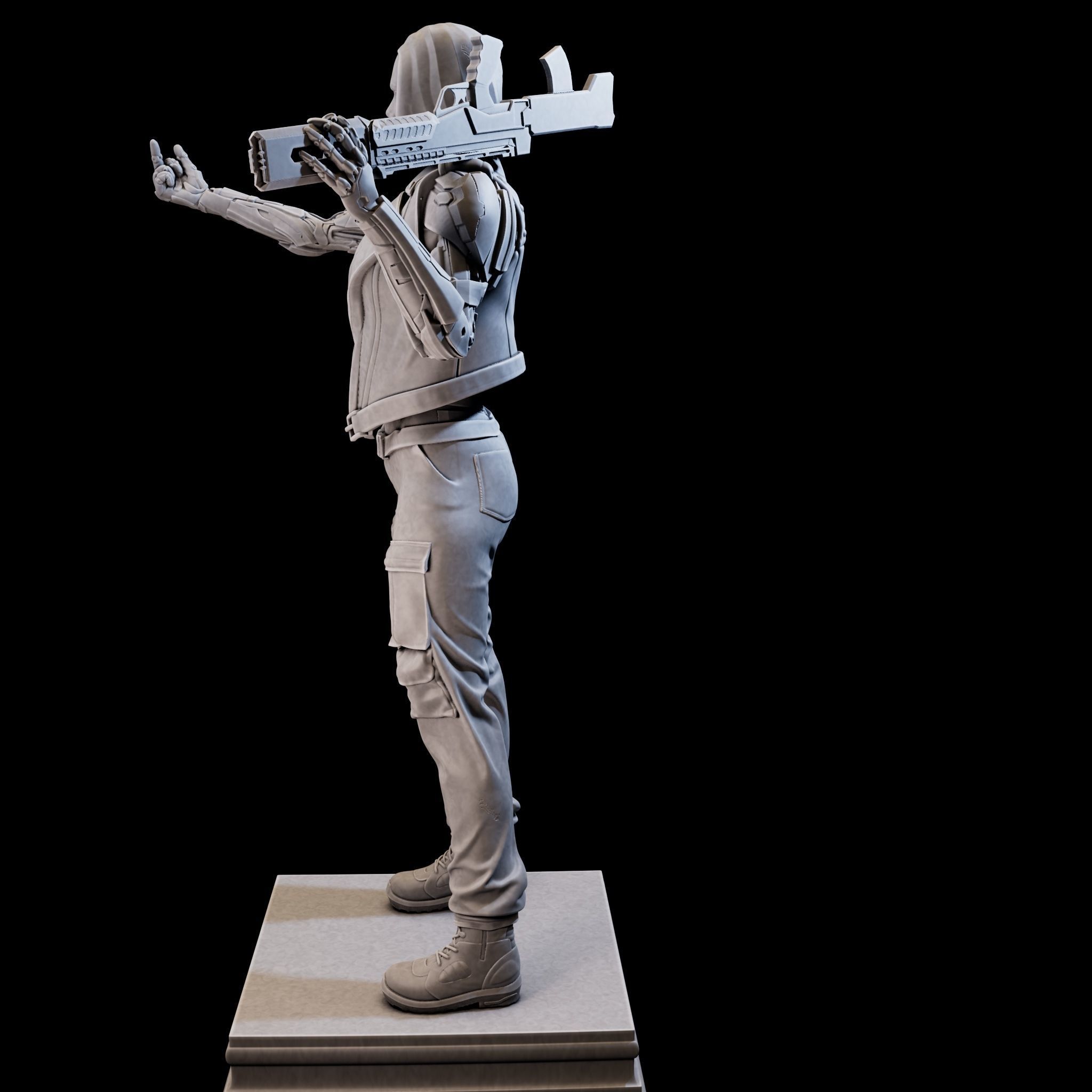 TermGirl for 3d Print 3D print model_4