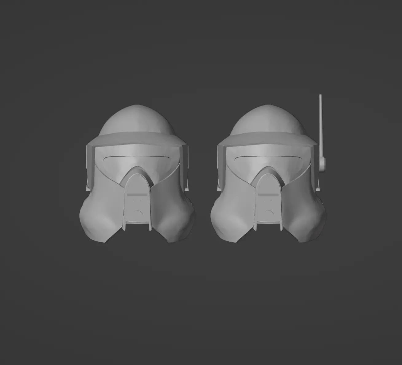 ARF Clone One-Twelfth Helmets 3D print model_0
