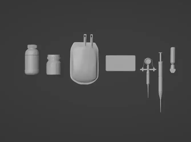 F4 Wasteland Med One-Twelfth Scale Accessories 3D print model