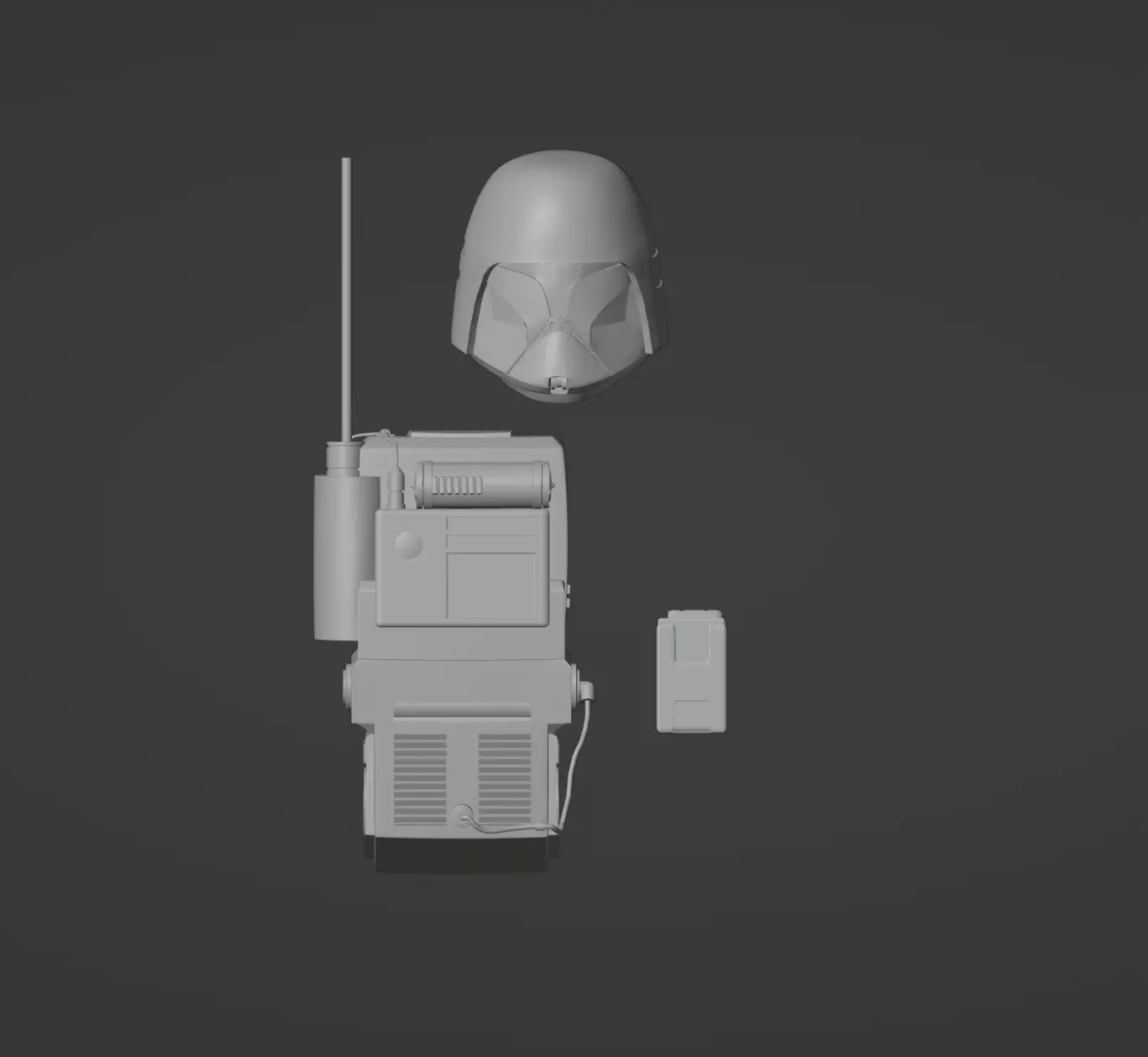 Concept Clone Trooper One-Twelfth Scale Kit 3D print model_0