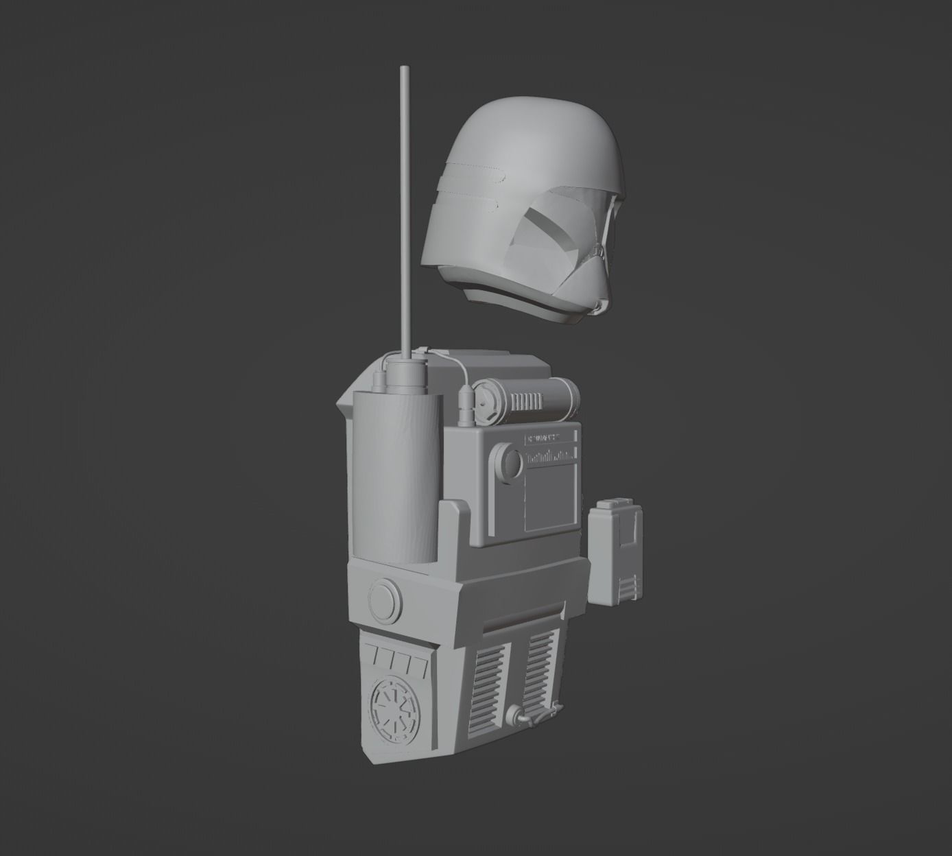 Concept Clone Trooper One-Twelfth Scale Kit 3D print model_1