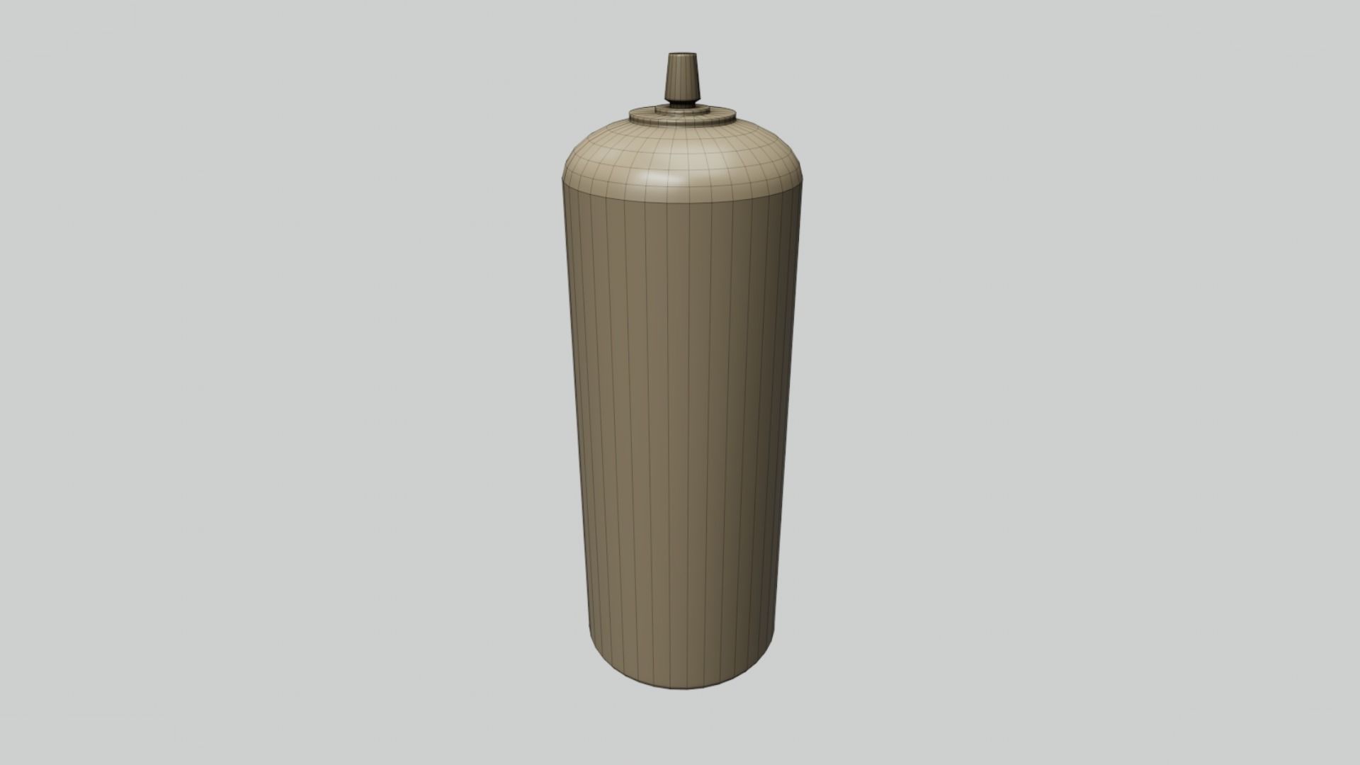 Aerosol Can 01 Low-poly 3D model_7