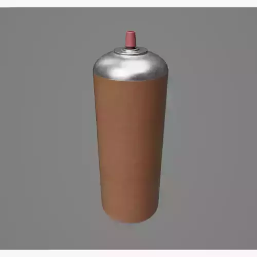 Aerosol Can 01 Low-poly 3D model
